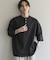 『別注』Healthknit×SENSE OF PLACE　ヘンリーネックTシャツ