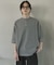 『別注』Healthknit×SENSE OF PLACE　ヘンリーネックTシャツ