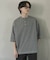 『別注』Healthknit×SENSE OF PLACE　ヘンリーネックTシャツ