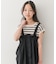 『150サイズあり』変形ワッフルノースリーブプルオーバー(KIDS)