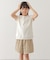 『150サイズあり』変形ワッフルノースリーブプルオーバー(KIDS)