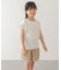『150サイズあり』変形ワッフルノースリーブプルオーバー(KIDS)