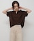 キーネックミラノリブTシャツ