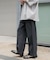 『速乾』ドライタッチ2タックワイドパンツ