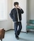 『UR TECH DRYLUXE』リネンライクワイドパンツ