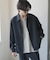 『UR TECH DRYLUXE』リネンライクジップブルゾン