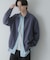 『UR TECH DRYLUXE』リネンライクジップブルゾン