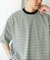 プレーティングマルチボーダーTシャツ