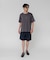『洗濯可』LINEN NARROW TRIM T-SHIRTS