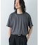 『洗濯可』LINEN NARROW TRIM T-SHIRTS