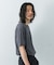 『洗濯可』LINEN NARROW TRIM T-SHIRTS
