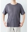 『洗濯可』LINEN NARROW TRIM T-SHIRTS