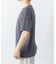 『洗濯可』LINEN NARROW TRIM T-SHIRTS