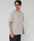 『洗濯可』LINEN NARROW TRIM T-SHIRTS