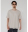 『洗濯可』LINEN NARROW TRIM T-SHIRTS