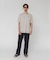 『洗濯可』LINEN NARROW TRIM T-SHIRTS