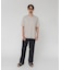 『洗濯可』LINEN NARROW TRIM T-SHIRTS