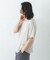 『洗濯可』LINEN NARROW TRIM T-SHIRTS