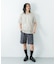 『洗濯可』LINEN NARROW TRIM T-SHIRTS