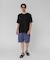 『洗濯可』LINEN NARROW TRIM T-SHIRTS