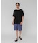 『洗濯可』LINEN NARROW TRIM T-SHIRTS