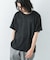『洗濯可』LINEN NARROW TRIM T-SHIRTS