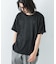 『洗濯可』LINEN NARROW TRIM T-SHIRTS
