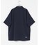 OOPS　吸水速乾ラインモックネックTシャツ