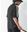OOPS　吸水速乾ラインモックネックTシャツ