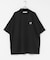 OOPS　吸水速乾ラインモックネックTシャツ
