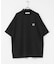 OOPS　吸水速乾ラインモックネックTシャツ