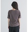 5分袖楊柳カットTシャツ