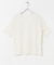 5分袖楊柳カットTシャツ
