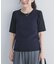 5分袖楊柳カットTシャツ