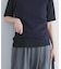 5分袖楊柳カットTシャツ