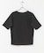 5分袖楊柳カットTシャツ