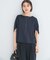 『WEB／一部店舗限定』UVカットクールタッチ5分袖ドルマンプルオーバー