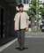 『WEB限定』『イージーケア ／ XLサイズあり』ハイパフォーマンスリネンバンド半袖シャツ