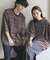 『ユニセックス』ボーダーエクストラルーズTシャツ