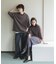 『ユニセックス』ボーダーエクストラルーズTシャツ