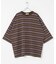 『ユニセックス』ボーダーエクストラルーズTシャツ