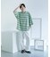 『ユニセックス』ボーダーエクストラルーズTシャツ