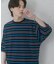 『ユニセックス』ボーダーエクストラルーズTシャツ