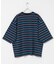 『ユニセックス』ボーダーエクストラルーズTシャツ