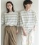 『ユニセックス』ボーダーエクストラルーズTシャツ