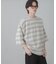 『ユニセックス』ボーダーエクストラルーズTシャツ