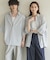 『ユニセックス』エクストラルーズショートスリーブシャツ
