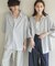 『ユニセックス』エクストラルーズショートスリーブシャツ