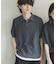『ユニセックス／洗濯可』エアリーメランジニットポロシャツ