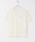 『洗濯可』プレートツキニットTシャツ(半袖)